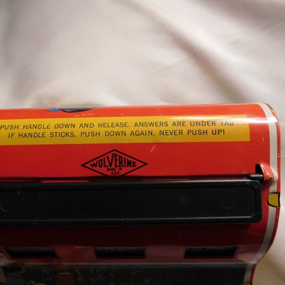 Vintage Wolverine Modern Math Subtraction Tin Toy Vintage 1950's - Picture 8 of 9